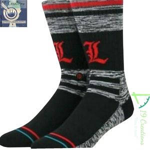 (NWT) Stance socks NCAA "Louisville"- Size Medium